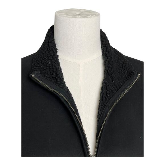 Womens Winter Vest Fux Shearling Fleece Warm Comfy Cozy Winter Fall Apres Ski M - Picture 3 of 7